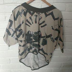 80s casual sweatshirt top